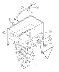 Section 02 Diagram and Parts List for HP18-24 8302024 MK Diamond Tile Saw